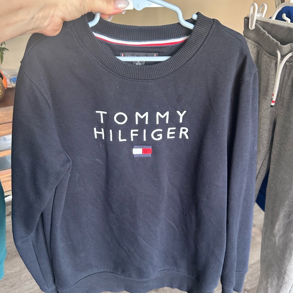Tommy Hilfiger boys  Navy Crewneck Sweater